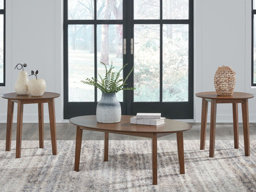 Gordonay - Occasional Table Set (Set of 3) - Brown - R&R Furniture Gallery (Fountain Valley, CA)