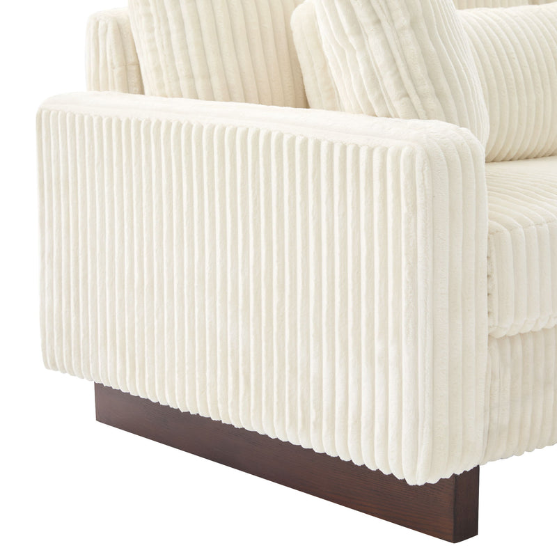 Modern Loveseat Sofa With 4 Pillows - R&R Furniture Gallery (Fountain Valley, CA)