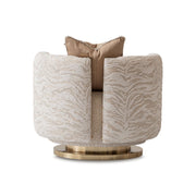 Savannah Breeze - Swivel Chair - Cashmere / Bright Gold - R&R Furniture Gallery (Fountain Valley, CA)
