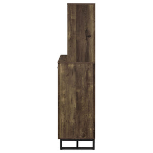 Harlie - 2 Door Wine Cabinet - Oak