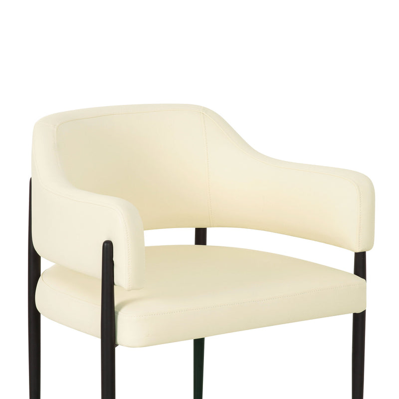 Sezanne - Vegan Leather Dining Chair - R&R Furniture Gallery (Fountain Valley, CA)