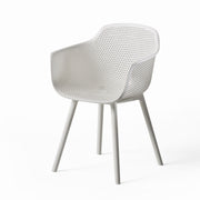 Set of two Noble House Lotus chairs with modern design and sleek wooden frames, perfect for dining or living spaces.