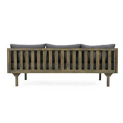 Claremont - 3 Seater Daybed Teak Acacia Wood Water Resistant Cushions - R&R Furniture Gallery (Fountain Valley, CA)