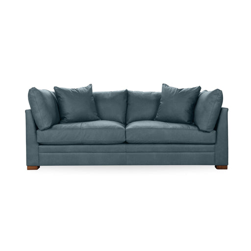 Classic Home Audrey stationary sofa with plush fabric, featuring a stylish design and comfortable seating in a modern living room setting.