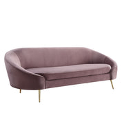 Abey - Sofa - Pink Velvet - R&R Furniture Gallery (Fountain Valley, CA)