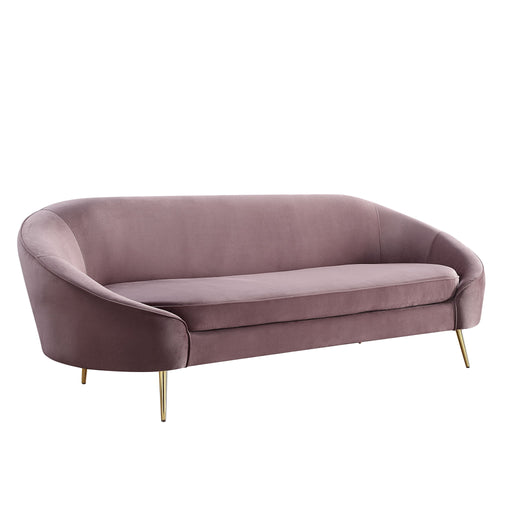 Abey - Sofa - Pink Velvet - R&R Furniture Gallery (Fountain Valley, CA)