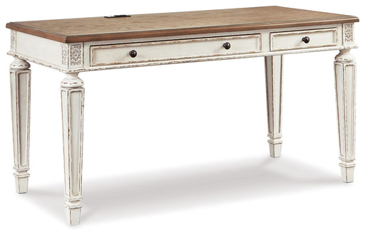 Realyn - Home Office Desk - Light Brown - R&R Furniture Gallery (Fountain Valley, CA)