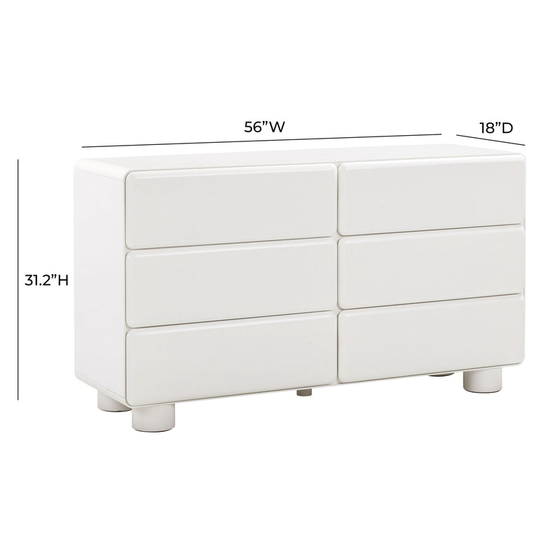Tammy - 6-Drawer Dresser - R&R Furniture Gallery (Fountain Valley, CA)