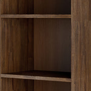 Clarkson - Bookcase With Storage - Rustic Natural Aged Brown - R&R Furniture Gallery (Fountain Valley, CA)
