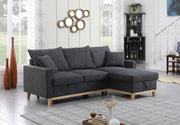 Colton - Reversible Sleeper Sectional Sofa With Storage Chaise - Dark Gray - R&R Furniture Gallery (Fountain Valley, CA)
