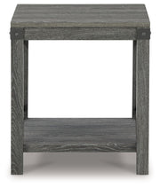 Freedan - Square End Table - Grayish Brown - R&R Furniture Gallery (Fountain Valley, CA)