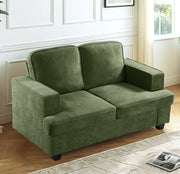 Modern Loveseat, Comfortable 2 Seater Couch With Deep Seating, Loose Back Cushions, Wide Arms - R&R Furniture Gallery (Fountain Valley, CA)