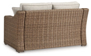 Beachcroft - Loveseat With Cushion - Beige - R&R Furniture Gallery (Fountain Valley, CA)