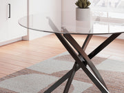 Pharwynn - Round Dining Room Table - Black - R&R Furniture Gallery (Fountain Valley, CA)