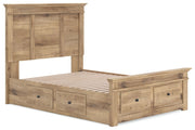 Makidern - Panel Storage Bed With Under Bed Storage Unit And Storage Footboard - R&R Furniture Gallery (Fountain Valley, CA)