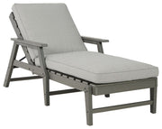 Visola - Chaise Lounge with Cushion - Gray - R&R Furniture Gallery (Fountain Valley, CA)