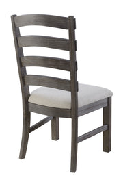 Upholstered Dining Chairs (Set of 2) - Brown - Wood - R&R Furniture Gallery (Fountain Valley, CA)