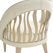 La Rachelle - Flame Chair - Gold Rush / Champagne - R&R Furniture Gallery (Fountain Valley, CA)
