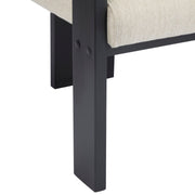 Dining Chairs With Pillow Back (Set of 2) - Beige / Black - R&R Furniture Gallery (Fountain Valley, CA)