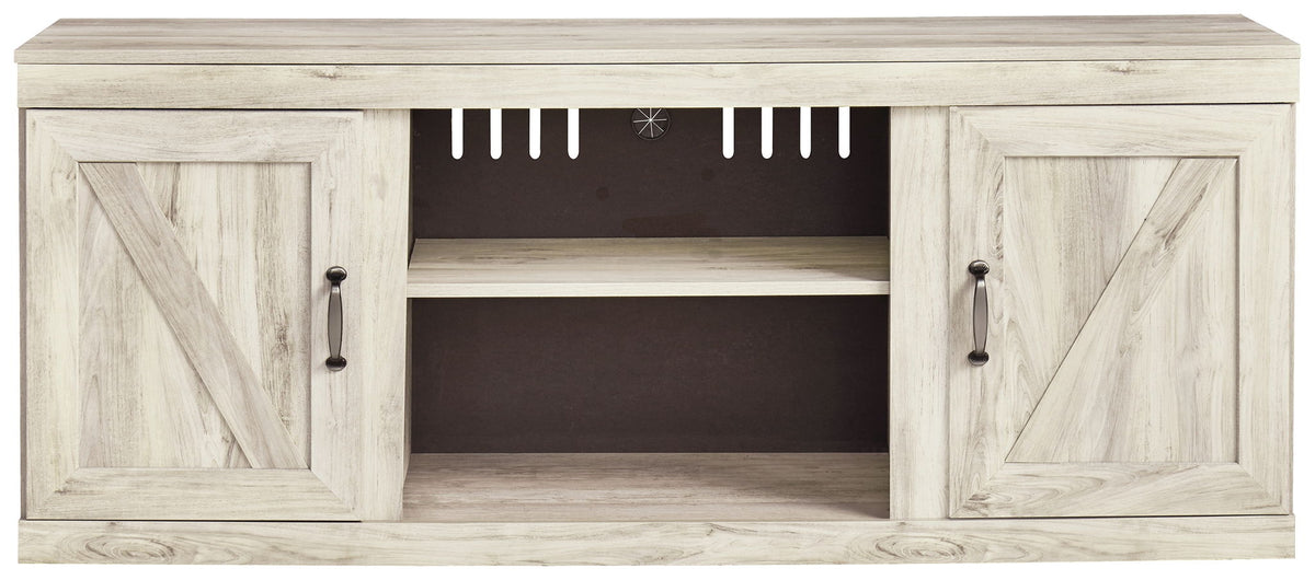 Bellaby - TV Stand W/Fireplace Option - R&R Furniture Gallery (Fountain Valley, CA)