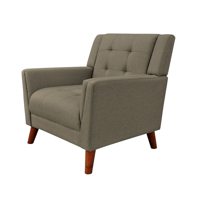 Luminaesque - Fabric Upholstered Armchair With Tufted Back - R&R Furniture Gallery (Fountain Valley, CA)