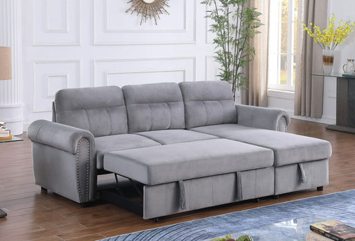 Ashton - Reversible Sleeper Sectional Sofa Chaise - R&R Furniture Gallery (Fountain Valley, CA)