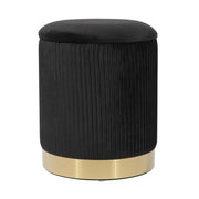 Zoe - Velvet Storage Ottoman - R&R Furniture Gallery (Fountain Valley, CA)