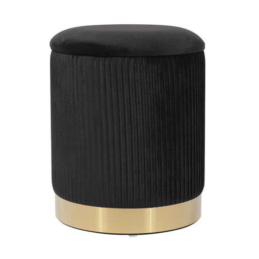 Zoe - Velvet Storage Ottoman - R&R Furniture Gallery (Fountain Valley, CA)