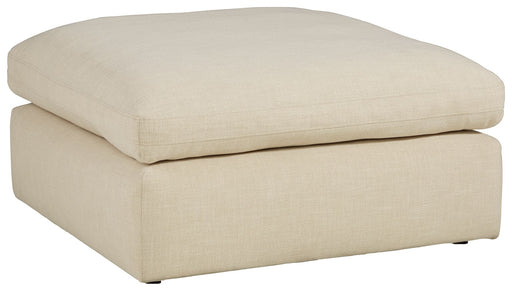Benchcraft Elyza oversized accent ottoman with plush fabric and a modern design, perfect for living room decor.