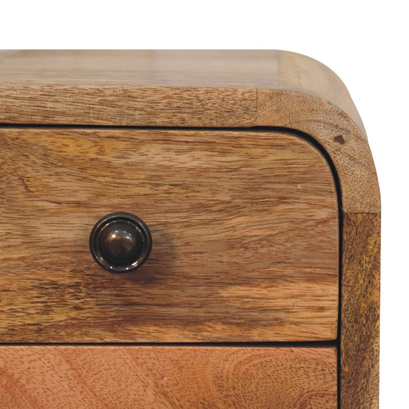 Curved Nightstand, - R&R Furniture Gallery (Fountain Valley, CA)