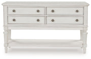 Montelaine - Dining Room Server - Antique White - R&R Furniture Gallery (Fountain Valley, CA)