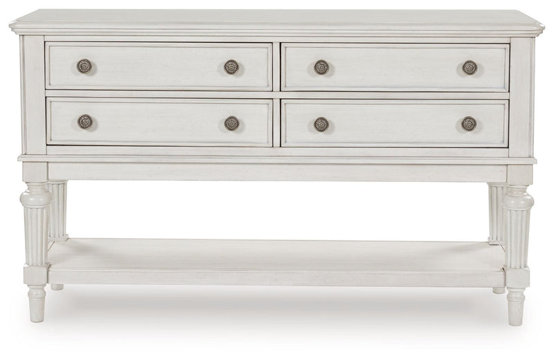 Montelaine - Dining Room Server - Antique White - R&R Furniture Gallery (Fountain Valley, CA)