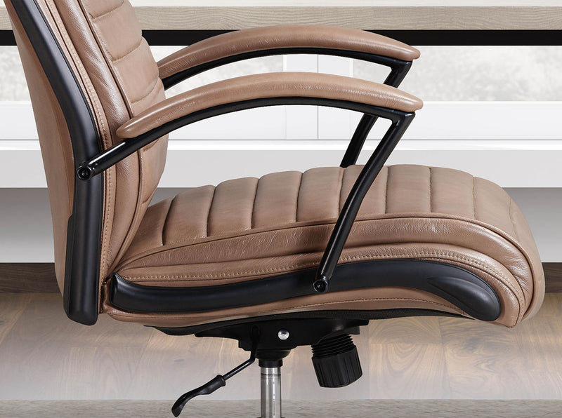 Dc#370 - Leather Desk Chair - R&R Furniture Gallery (Fountain Valley, CA)