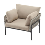 Rope Lounge Chair With Cushions For Modern Spaces - R&R Furniture Gallery (Fountain Valley, CA)