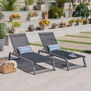 Myers - Modern Chaise Lounge Set With Adjustable Back - R&R Furniture Gallery (Fountain Valley, CA)