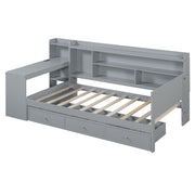 Daybed With 3 Drawers USB Ports And Desk - R&R Furniture Gallery (Fountain Valley, CA)