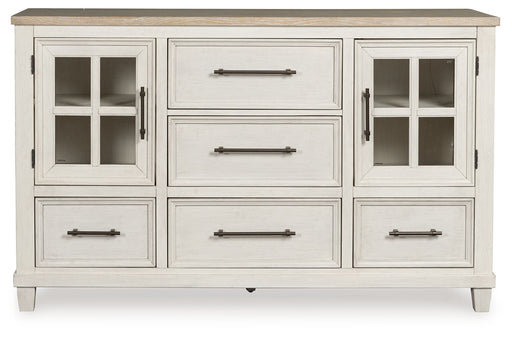 Shaybrock - Dresser - Antique White / Brown - R&R Furniture Gallery (Fountain Valley, CA)