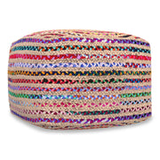 Margo - Square Pouf - Multicolor - R&R Furniture Gallery (Fountain Valley, CA)