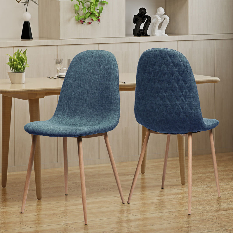Elegant Dining Chair Set With Fabric - R&R Furniture Gallery (Fountain Valley, CA)