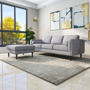 Amber - Square Upholstered Ottoman - R&R Furniture Gallery (Fountain Valley, CA)