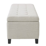 Upholstered Storage Ottoman Bench - R&R Furniture Gallery (Fountain Valley, CA)