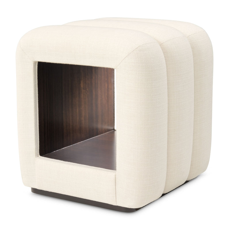 Belmont Place - Vanity Bench - Cream / Espresso - R&R Furniture Gallery (Fountain Valley, CA)