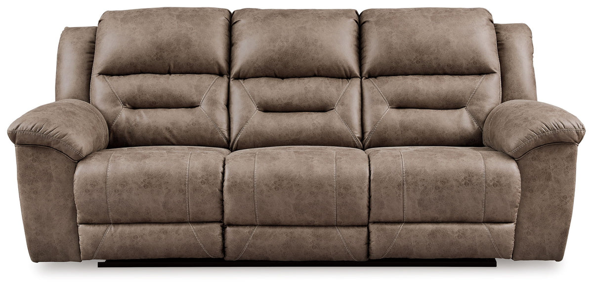 Stoneland - Power Reclining Sofa - R&R Furniture Gallery (Fountain Valley, CA)