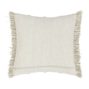 Natural beige Lucera 22x22 inch accent pillow by Classic Home with soft fabric and subtle texture for decorative use.