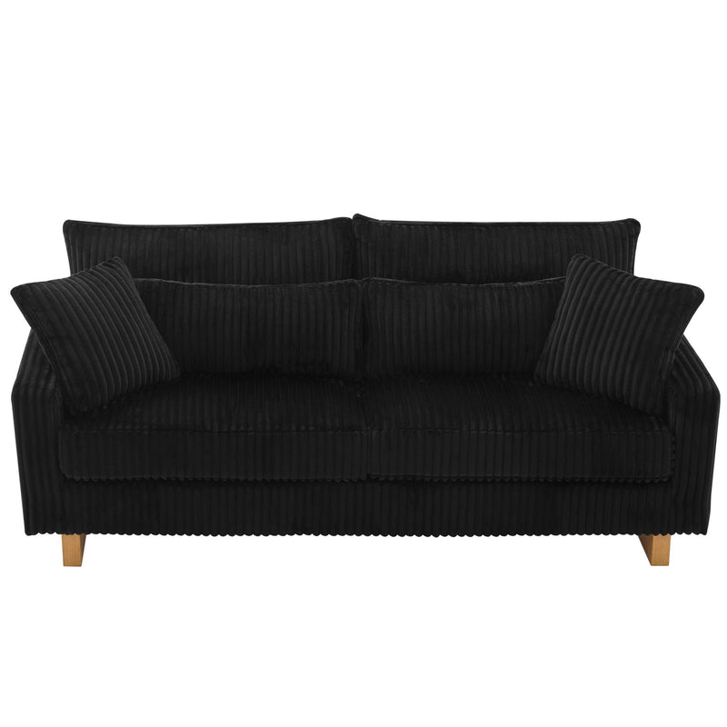 Modern Loveseat Sofa With 4 Pillows - R&R Furniture Gallery (Fountain Valley, CA)