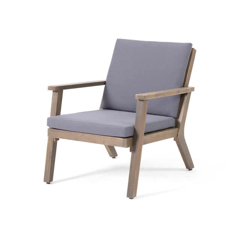 Outdoor Club Chair With Cushion - R&R Furniture Gallery (Fountain Valley, CA)