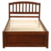 Platform Bed Wood Bed Frame With Trundle - R&R Furniture Gallery (Fountain Valley, CA)