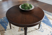 Lavinton - Oval Dining Room Extension Table - Brown - R&R Furniture Gallery (Fountain Valley, CA)