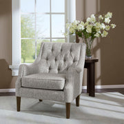 Button Tufted Accent Chair Vintage Style - R&R Furniture Gallery (Fountain Valley, CA)