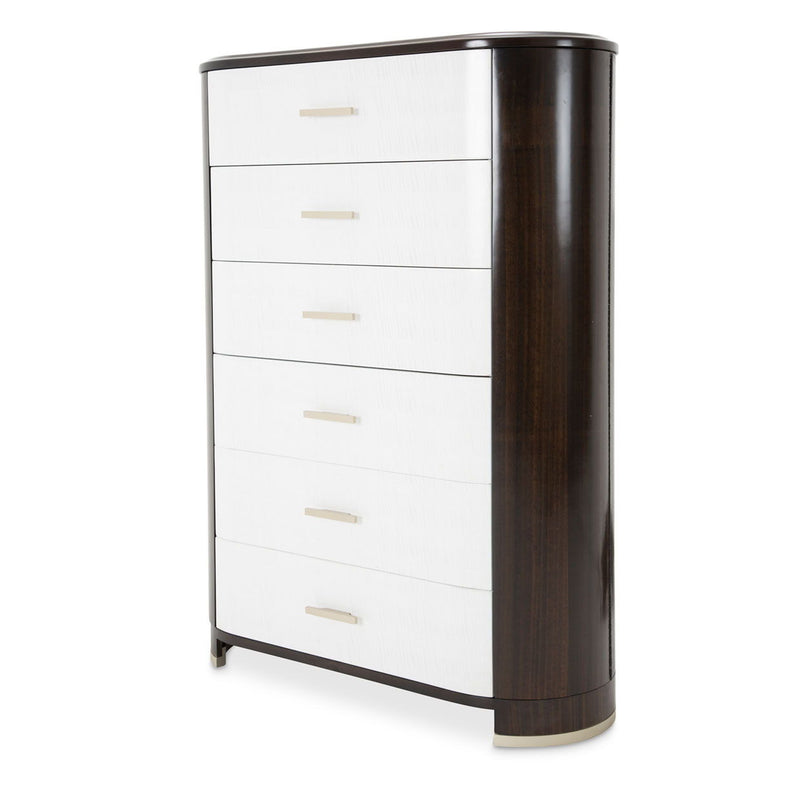 Paris Chic - 6-Drawer Chest - Espresso Brown - R&R Furniture Gallery (Fountain Valley, CA)